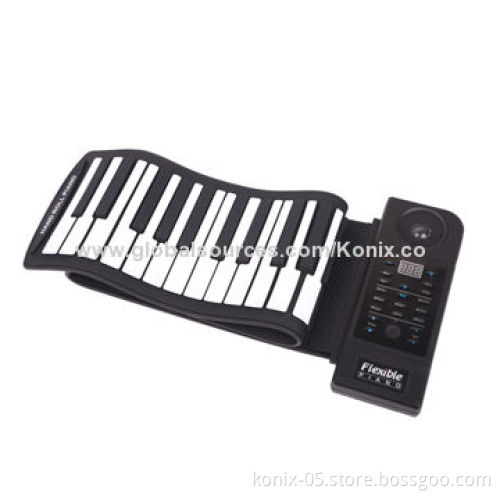 Digital soft keyboard, portable roll up piano for kids